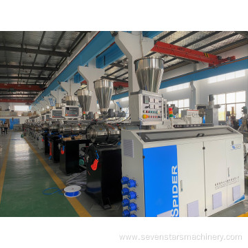 20mm 25mm two cavity electrical pipe extrusion machine provide